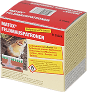 Matox-Feldmauspatronen 9 Stück