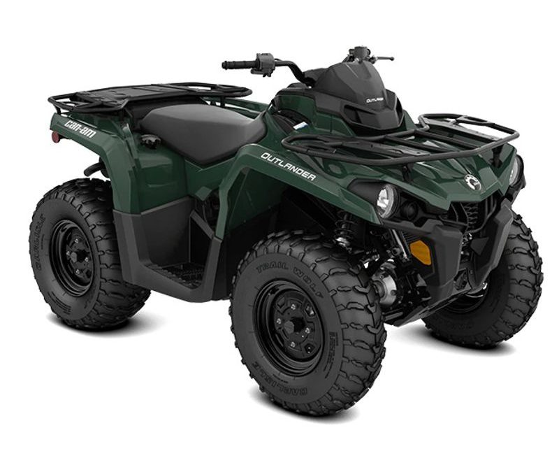 MY21-Can-Am-Outlander-STD-450-Tundra-Green-34view